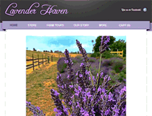 Tablet Screenshot of portlandlavenderhaven.com